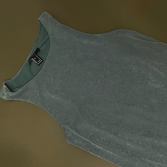 Teal Subtle Shimmer Maxi Dress - Picture 3 of 7